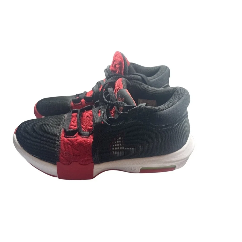 Nike LeBron‎ Witness 8 FaZe Men's Size 9.5 Black Red Basketball Sneakers